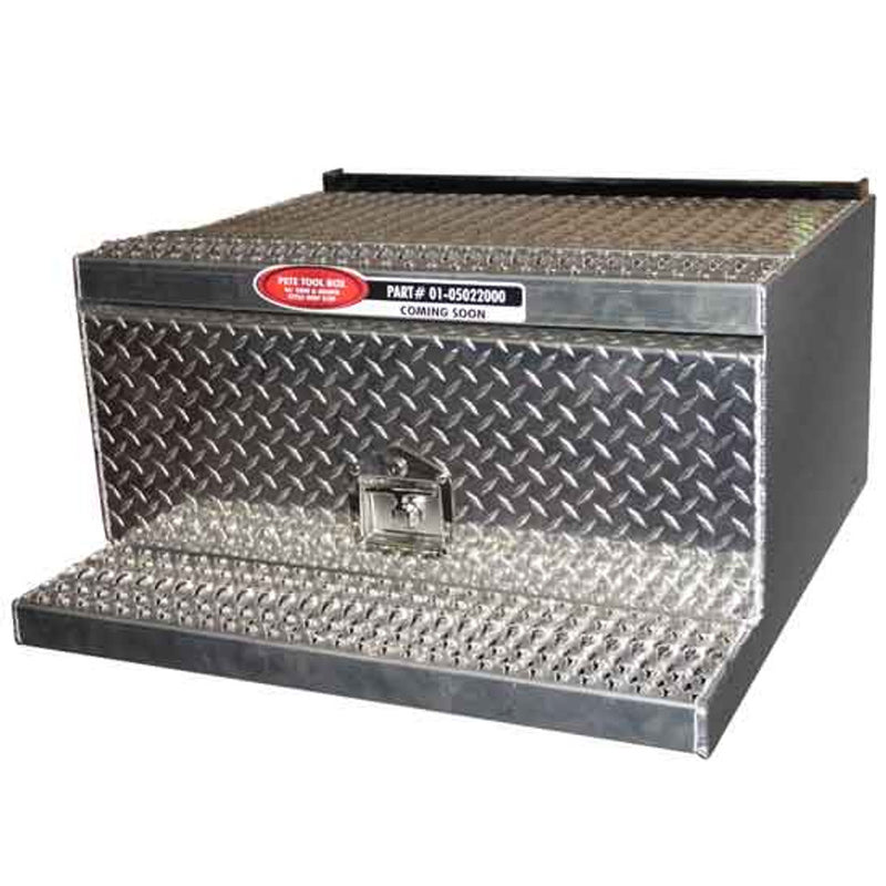 Chrome Shop Mafia Aluminum Diamond Plate Tool Box (378, 379, 389 Glider)