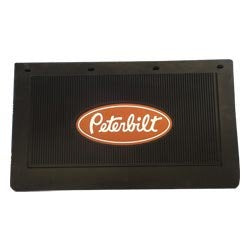 Paccar Black Rubber Mud Flap 14" X 24"