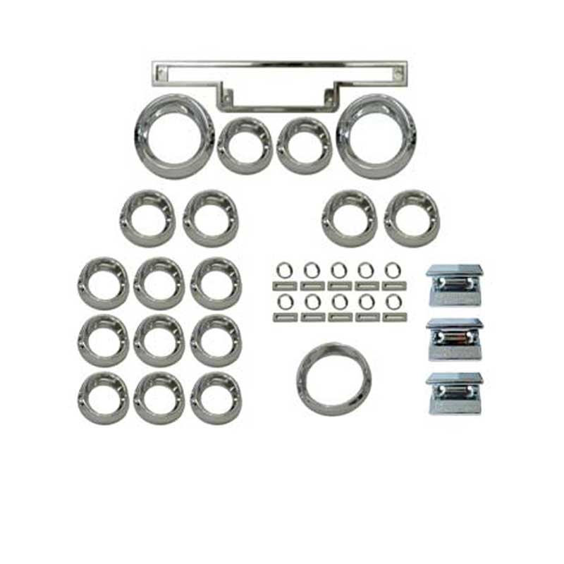 Lifetime Nut Covers 379 Peterbilt Dash Kit (2000 & Older)