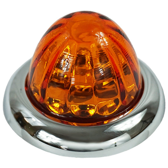 1.5" Legendary Amber Glass Watermelon Light