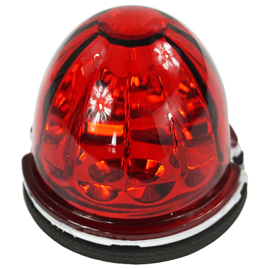 Iowa Customs Legendary Glass 3-1/2 Inch Watermelon Red-Red LED Light W/O Bezel IC966422