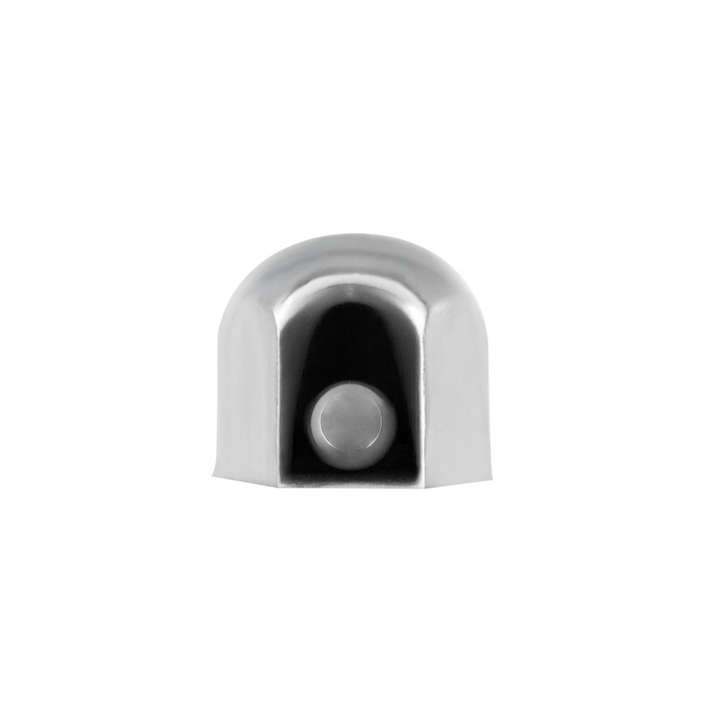 United Pacific 1-1/2" X 1-1/2" Chrome Steel Standard Nut Cover 10001