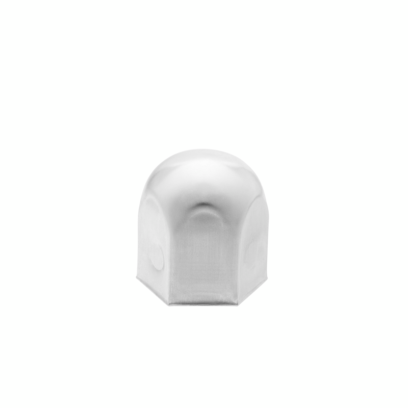 United Pacific 1-1/4" X 1-3/8" Chrome Steel Standard Nut Cover 10008