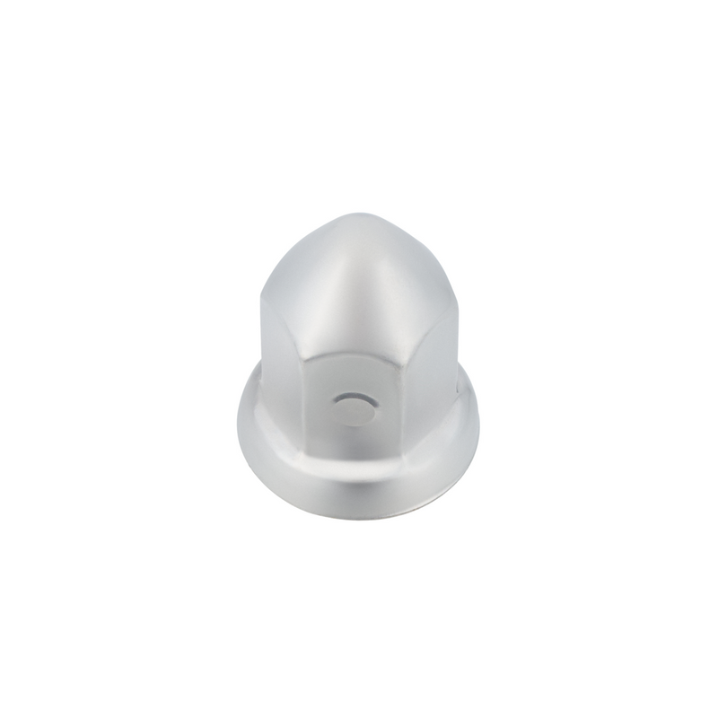 United Pacific 33mm X 2-3/8" Chrome Steel Pointed Nut Cover With Flange 10048