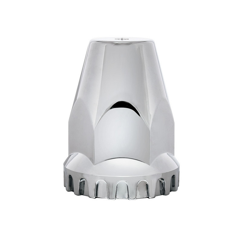 United Pacific 33mm X 2-3/4" Chrome Plastic Original Nut Cover Thread-On (Bulk) 10064B