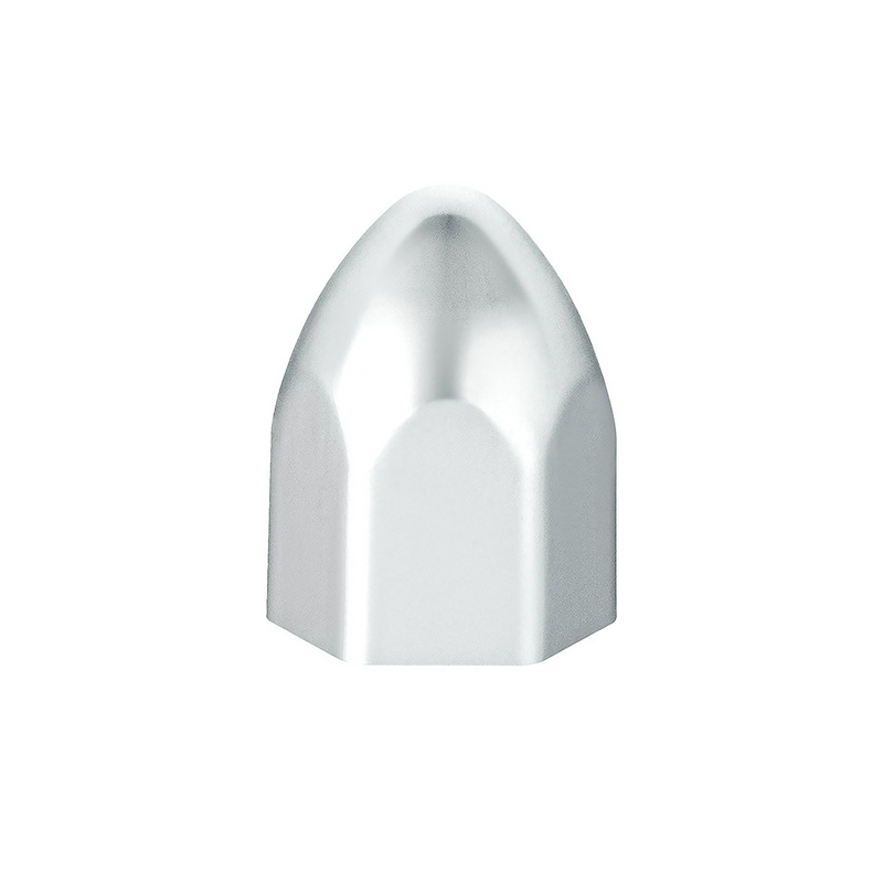 United Pacific 7/16" X 3/4" Chrome Plastic Bullet Nut Cover Push-On 10067