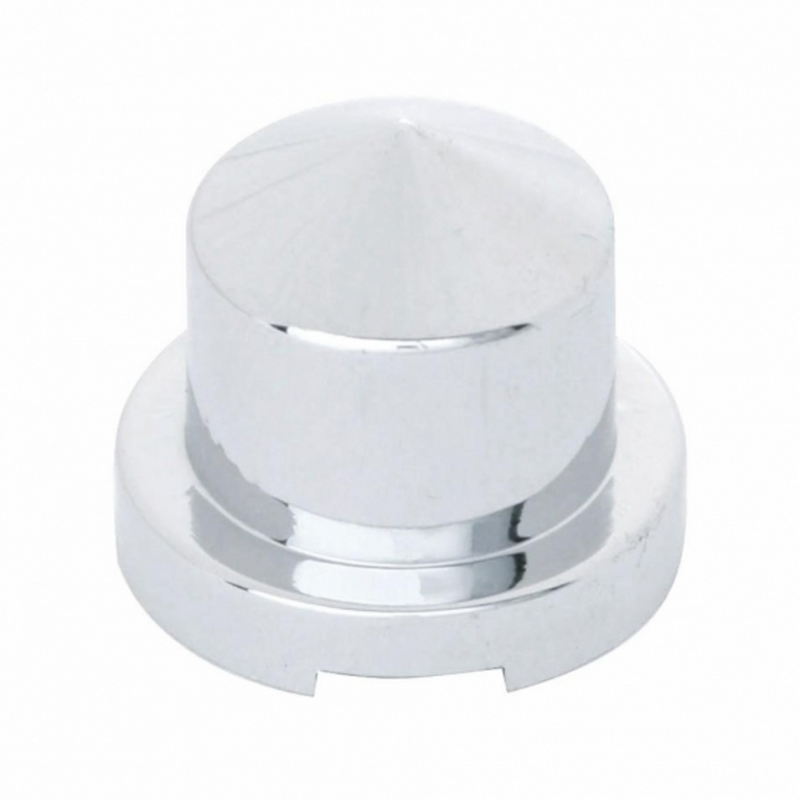 United Pacific 1/2" x 13/16" Push On Nut Cover - Chrome (10 Pack)