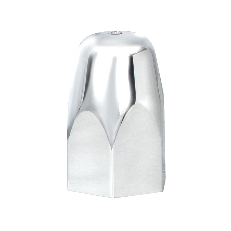 United Pacific 1-1/2" X 2-3/4" Chrome Plastic Tall Nut Cover Push-On (Bulk) 10084B