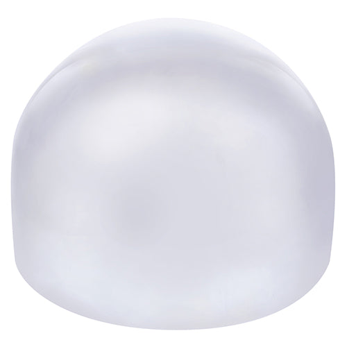 United Pacific Chrome Full Moon Rear Hub Caps 8" UNP10232