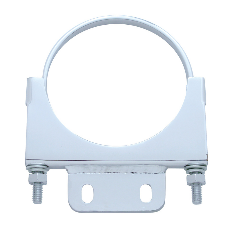 United Pacific 5" Chrome Cab Exhaust Clamp For Peterbilt 10286