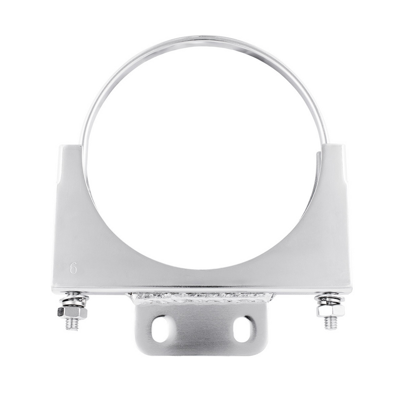 United Pacific 6" Chrome Cab Exhaust Clamp For Peterbilt 10292