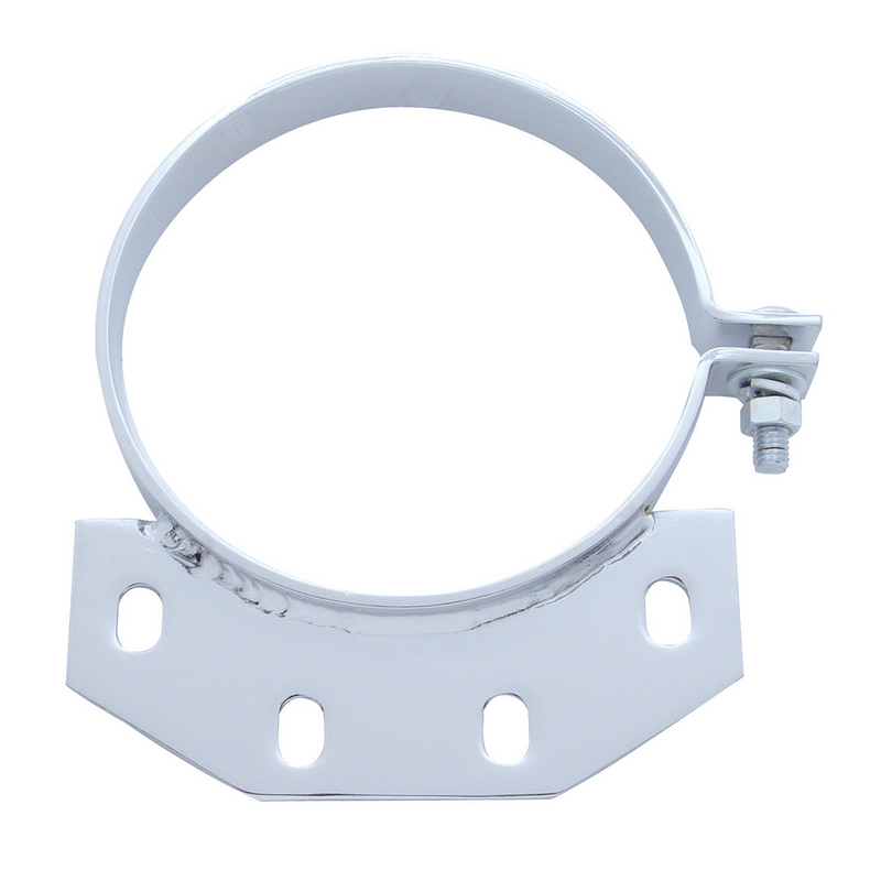 United Pacific 6" Chrome Exhaust Clamp For Peterbilt Ultra Cab 10293