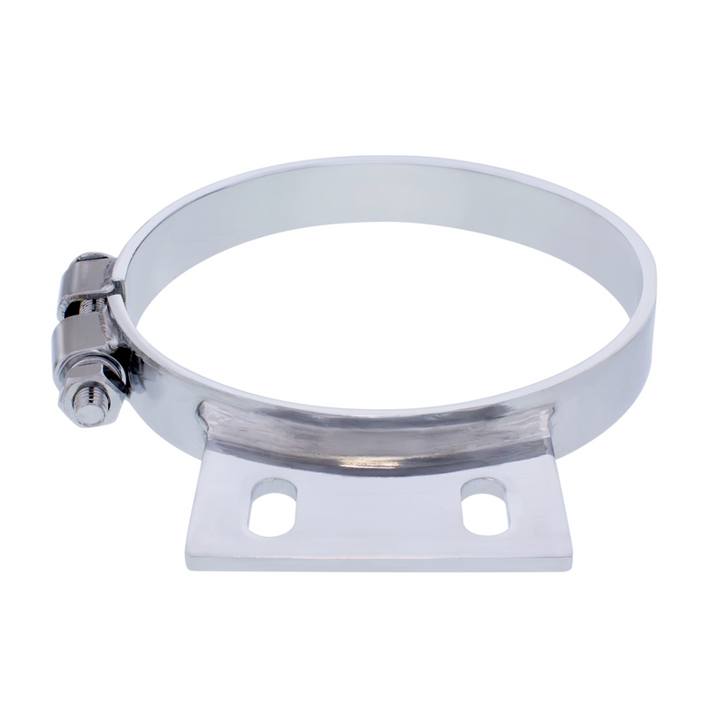 United Pacific 6" Chrome Cab Exhaust Clamp For Peterbilt 10328