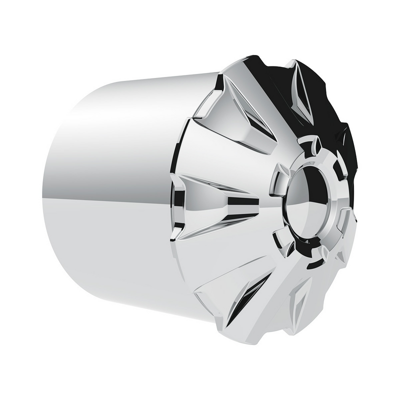 United Pacific Rubicon Rear Axle Cover Kit With 33mm Thread-On Nut Covers-Chrome 10338