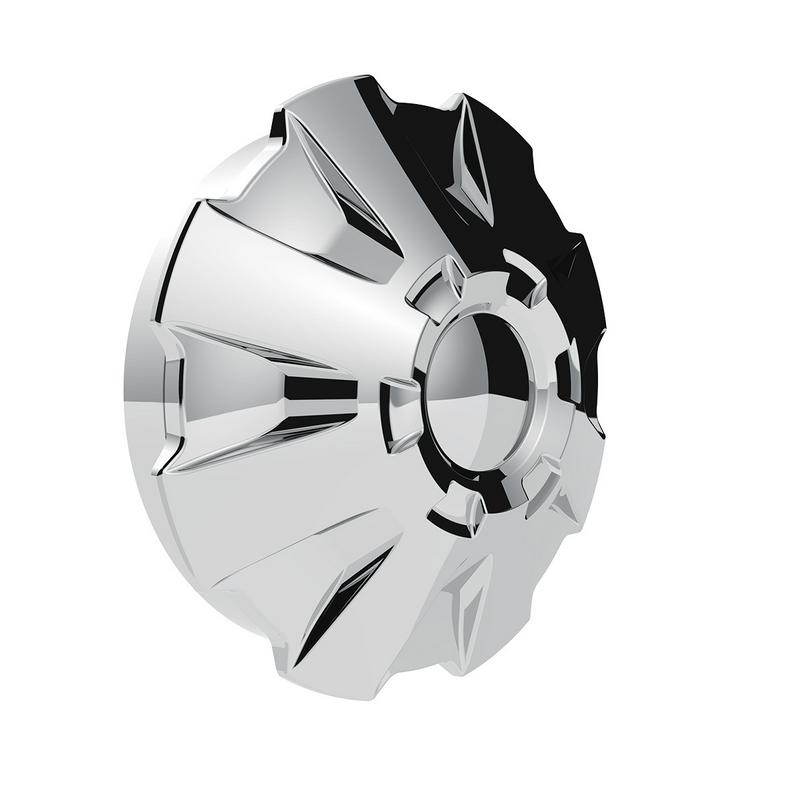 United Pacific Rubicon Front Axle Cover Kit With 33mm Thread-On Nut Covers-Chrome 10343