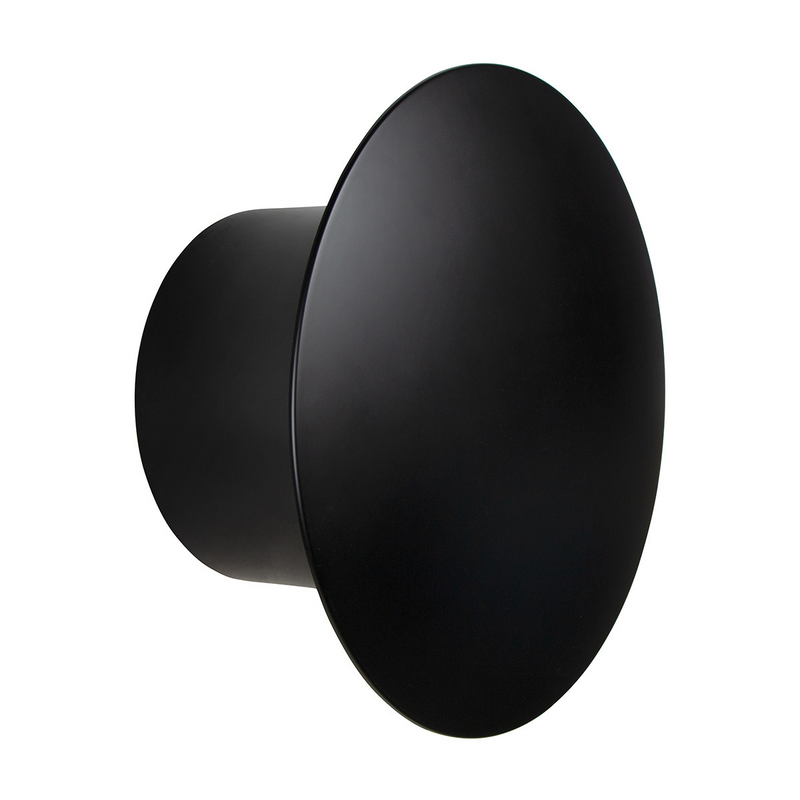 United Pacific Aero Full-Moon Rear Axle Cover Kit Matte Black 10344