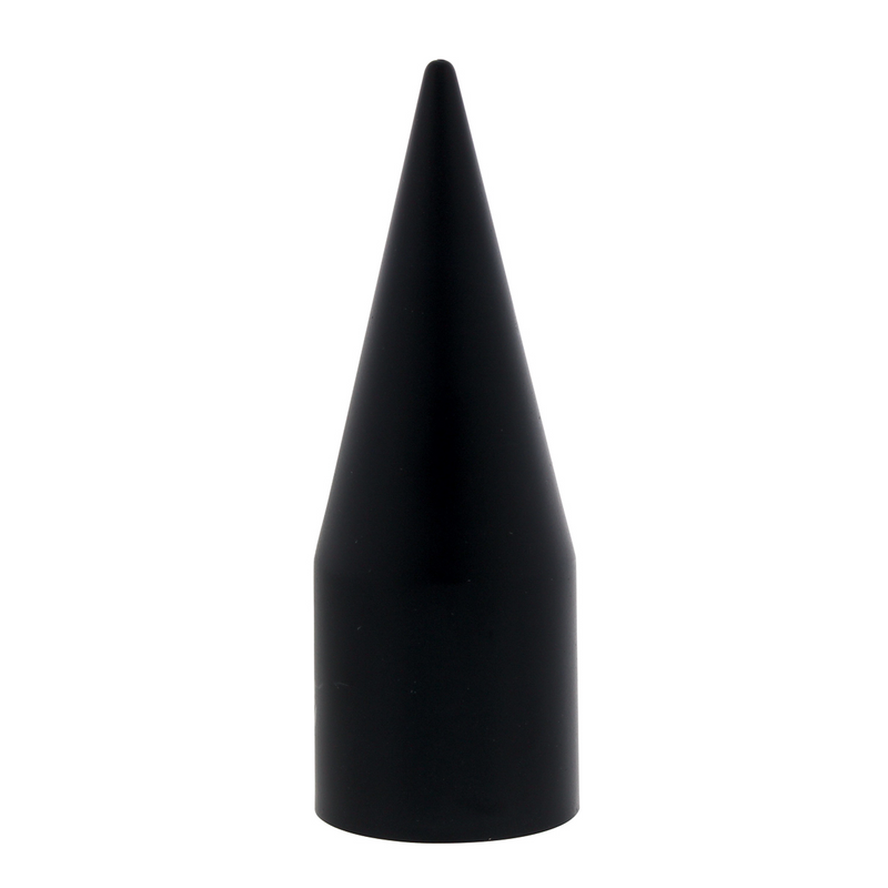 United Pacific Matte Black Spike Hubcap Nut Cover For 2003-15 Chevy & GMC Full Size Truck (Bulk) 10349B
