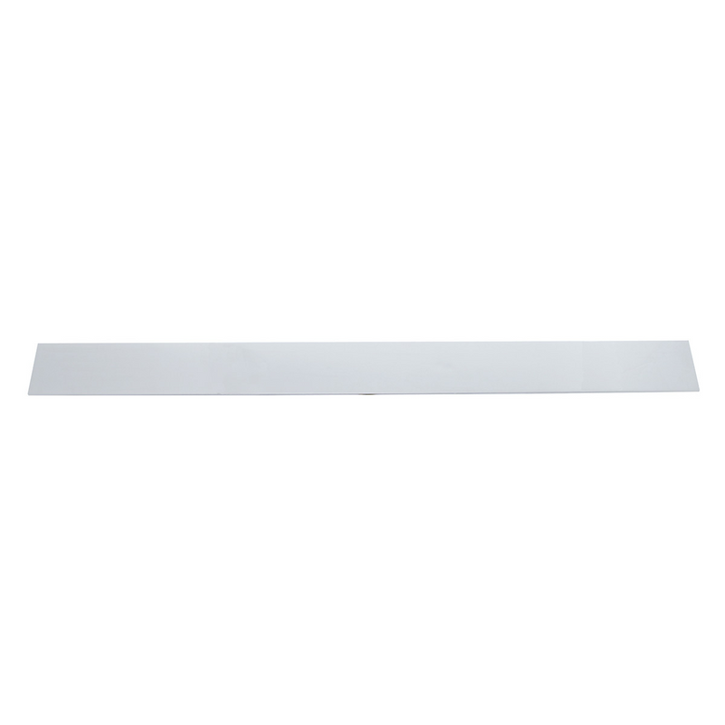 United Pacific 2" X 24" Chrome Top Mud Flap Plate Welded Stud 10401