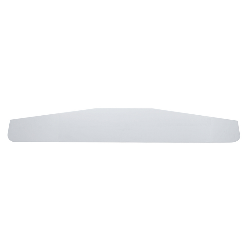 United Pacific 3" X 14" Chrome Standard Bottom Mud Flap Plate Welded Stud 10414