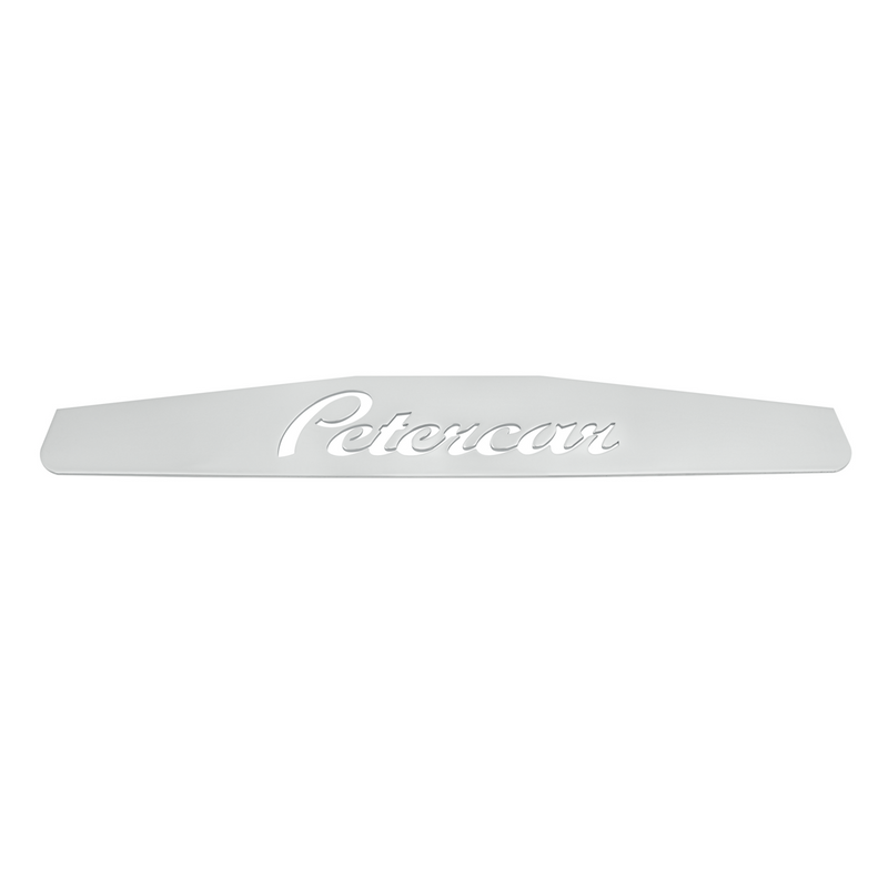 United Pacific 4" X 24" Chrome Petercar Bottom Mud Flap Plate Welded Stud 10434