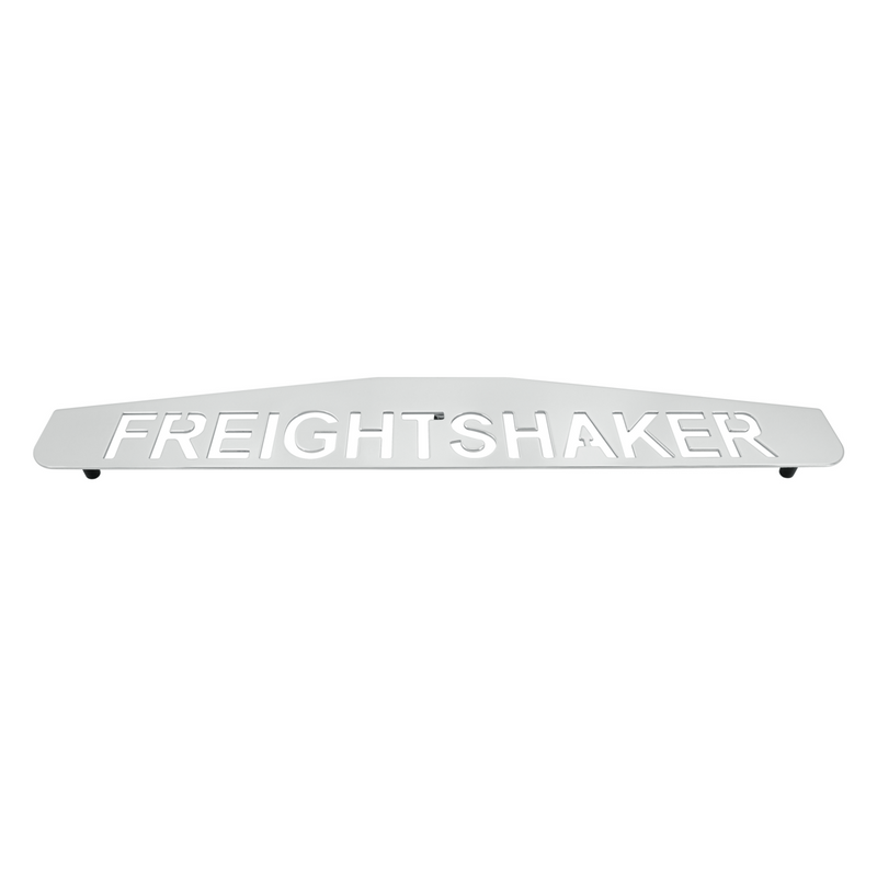 United Pacific 4" X 24" Chrome Freightshaker Bottom Mud Flap Plate Welded Stud 10436