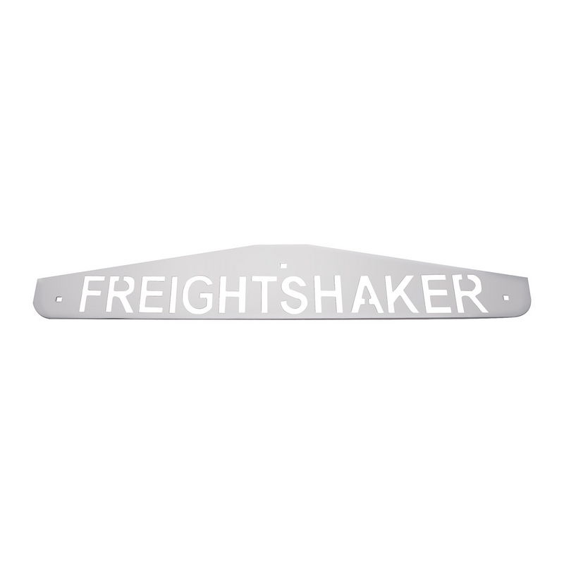 United Pacific 4" X 24" Chrome Freightshaker Bottom Mud Flap Plate Bolt Thru 10440