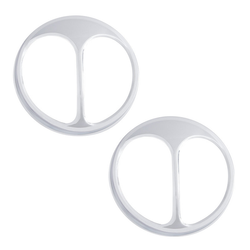 United Pacific Chrome Cat's Eye Headlight Cover For 7" Headlight (Pair) 10466