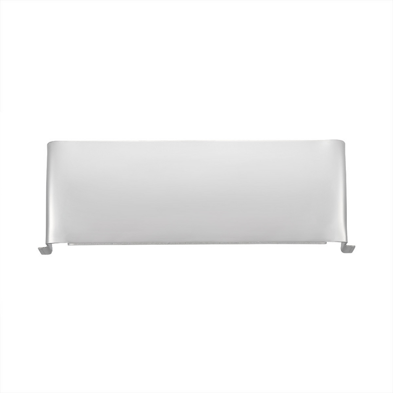 United Pacific Stainless Steel Visor For 4" X 6" Rectangular Headlight, Curved Top Style 10470