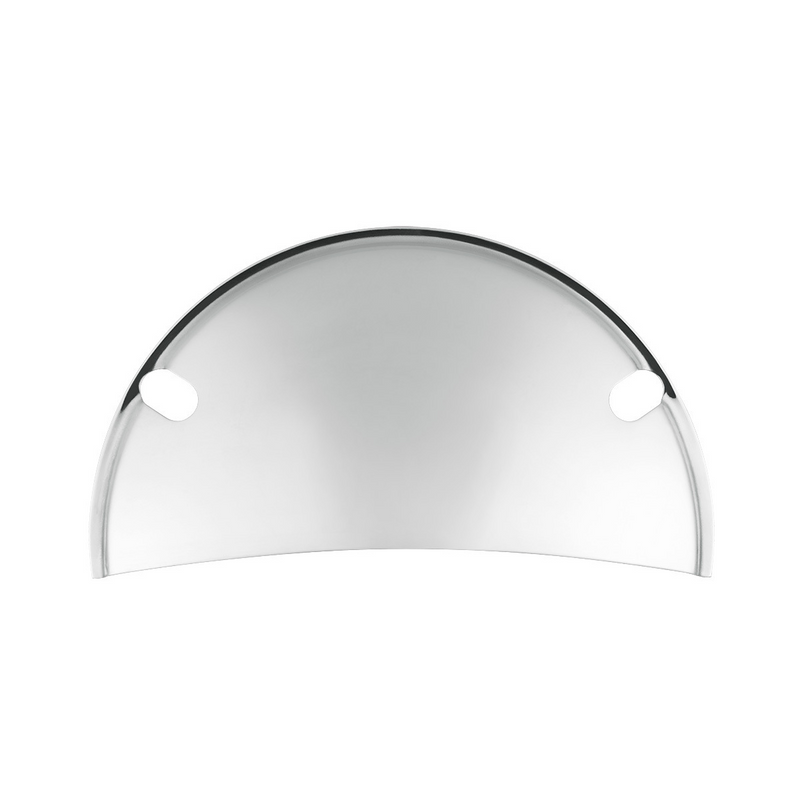 United Pacific Chrome Half-Moon Shield For 5-3/4" Headlight (Pair) 10477