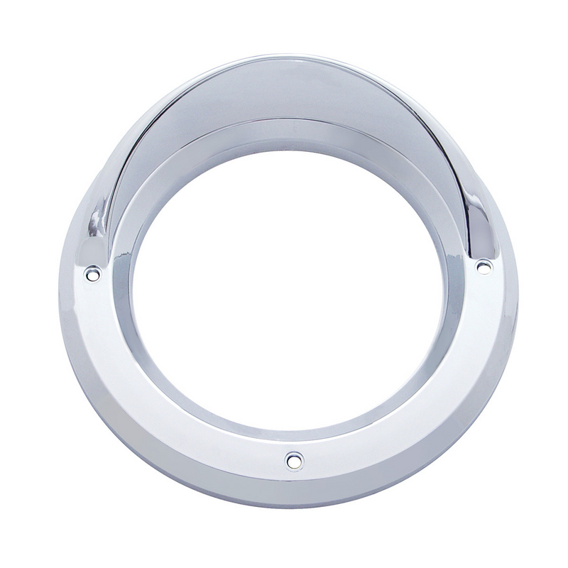 United Pacific 4" Light Bezel With Visor (Bulk) 10483B