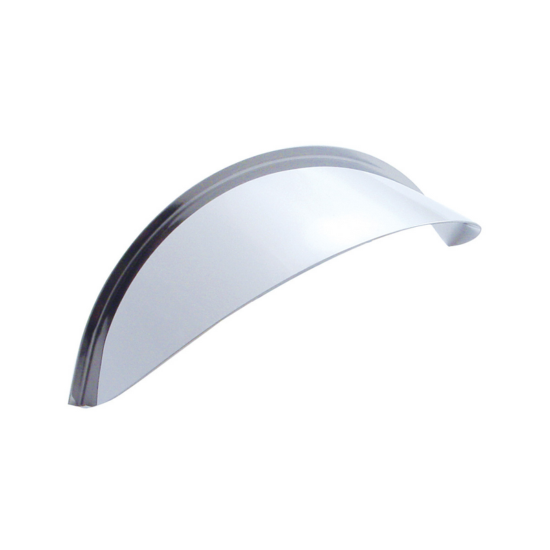United Pacific 4" Stainless Light Visor With Lip 10486