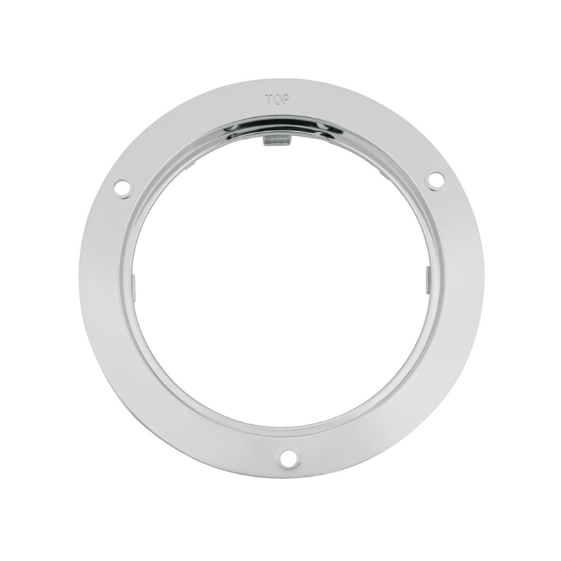 United Pacific 4" Chrome Mounting Bezel 10500