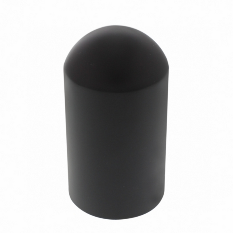 United Pacific 33mm X 3-3/4" Matte Black Dome Nut Cover Thread-On (Bulk) 10549B