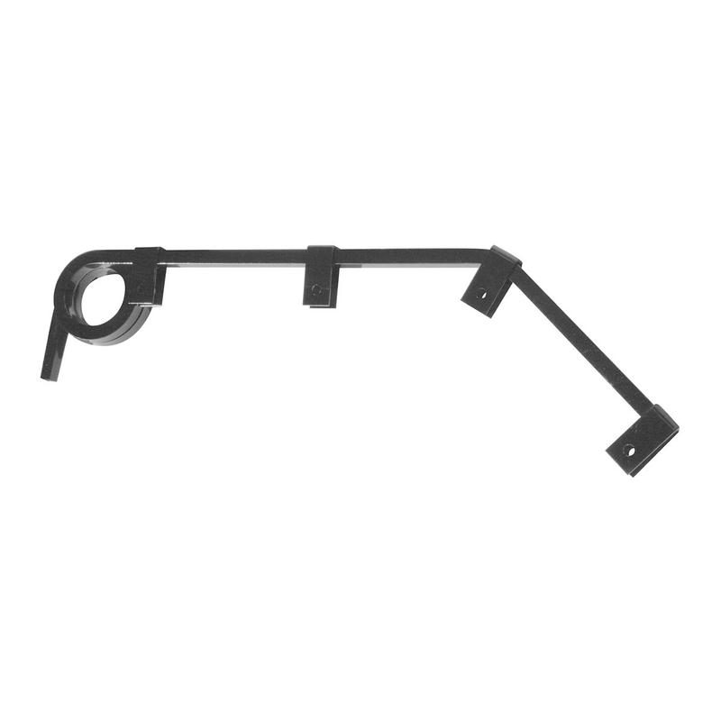 United Pacific Black Angled Mud Flap Hangers 2 Coils (Pair) 10614
