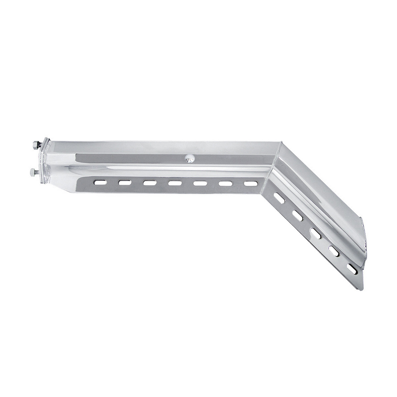 United Pacific 30" Stainless 45-Degree Angled Heavy Duty Mud Flap Hangers 2.5" Bolt Pattern (Pair) 10645