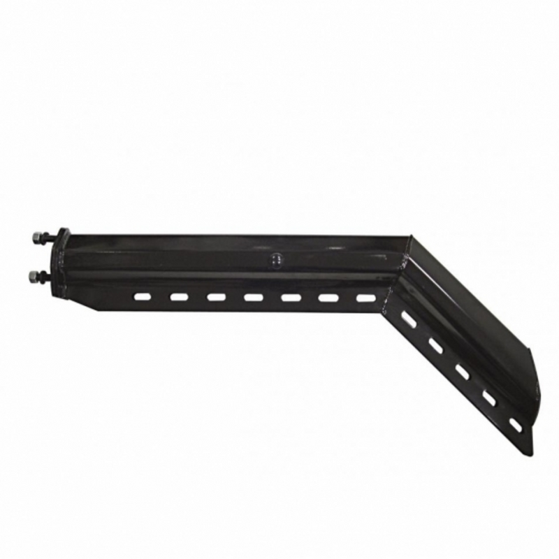 United Pacific 30" Black 45-Degree Angled Heavy Duty Mud Flap Hangers 1-1/8" Bolt Pattern (Pair) 10650