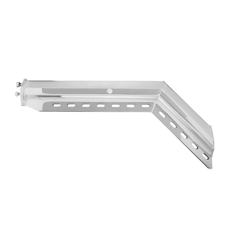 United Pacific 30" Stainless 45-Degree Angled Heavy Duty Mud Flap Hangers 1-1/8" Bolt Pattern (Pair) 10652