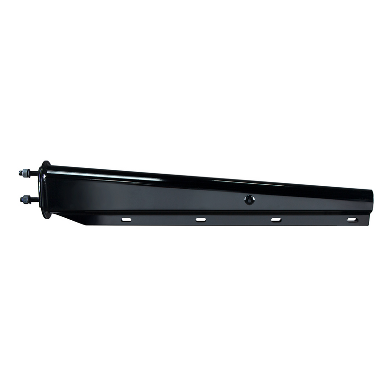 United Pacific 30" Black Heavy Duty Mud Flap Hangers 2.5" Bolt Pattern (Pair) 10655