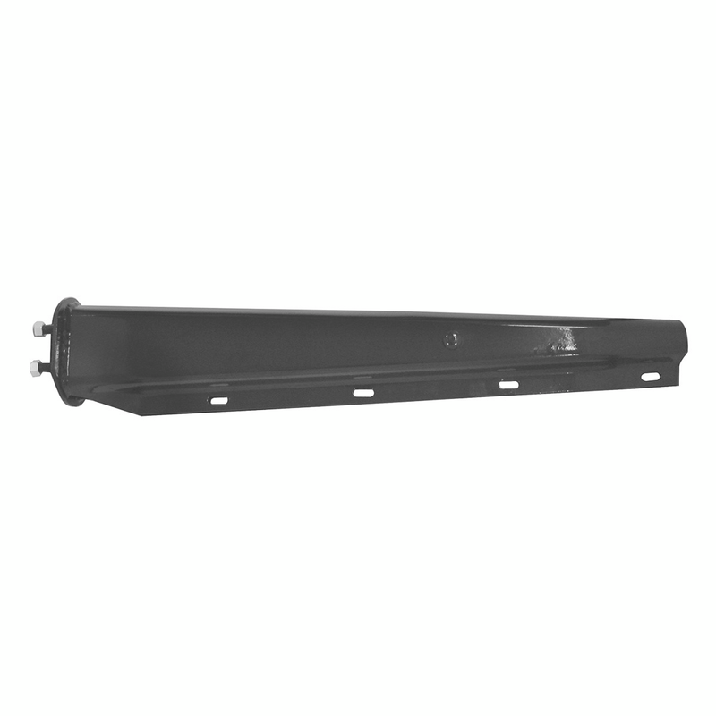 United Pacific 30" Black Heavy Duty Mud Flap Hangers 2" Bolt Pattern (Pair) 10670