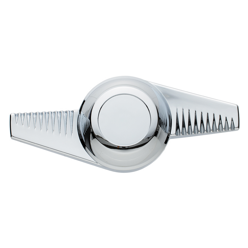 United Pacific Chrome Plastic 2-Bar "Groovy" Hubcap Spinner 10724