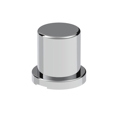 United Pacific 3/4" X 1-1/4" Chrome Plastic Flat Top Nut Covers - Push On (10 Pack)
