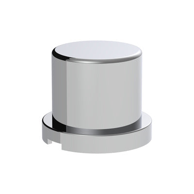 United Pacific 15/16" X 1-3/16" Chrome Frame Nut Cover - Push On (10 Pack)