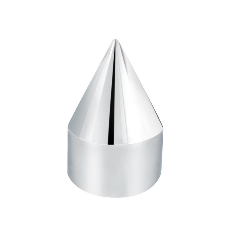 United Pacific 7/16" X 1-1/4" Chrome Plastic Spike Nut Cover Push-On (Bulk) 10760B