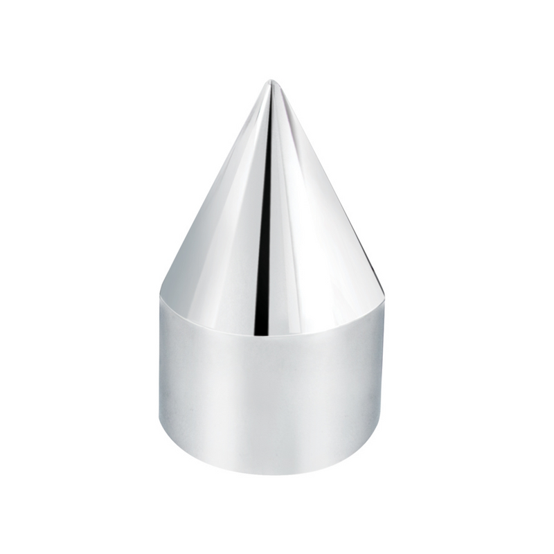United Pacific 9/16" X 1-1/2" Chrome Plastic Spike Nut Cover Push-On (Bulk) 10762B