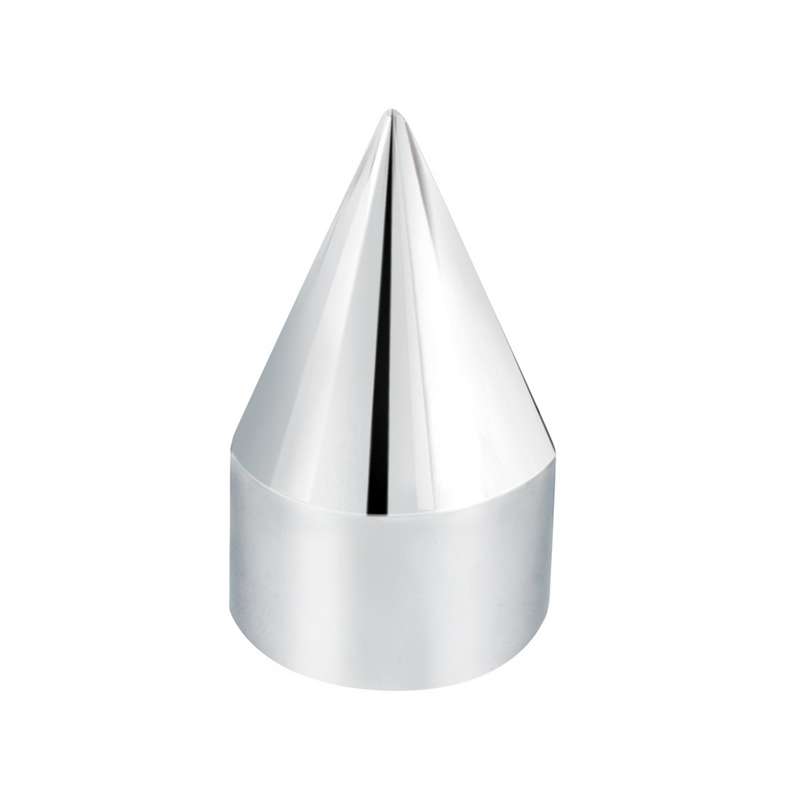 United Pacific 3/4" X 1-7/8" Chrome Plastic Spike Nut Cover Push-On (Bulk) 10765B