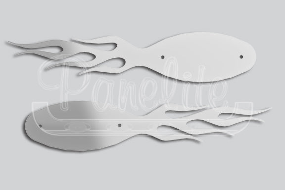 Panelite Flaming Oval Hood Emblem Accent