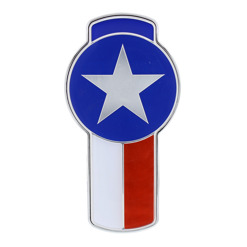 United Pacific Chrome Die Cast Texas Flag Emblem 10965