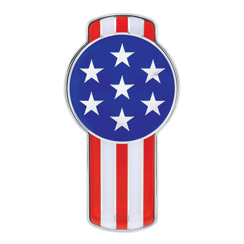 United Pacific Chrome Die Cast USA Flag Emblem 10966