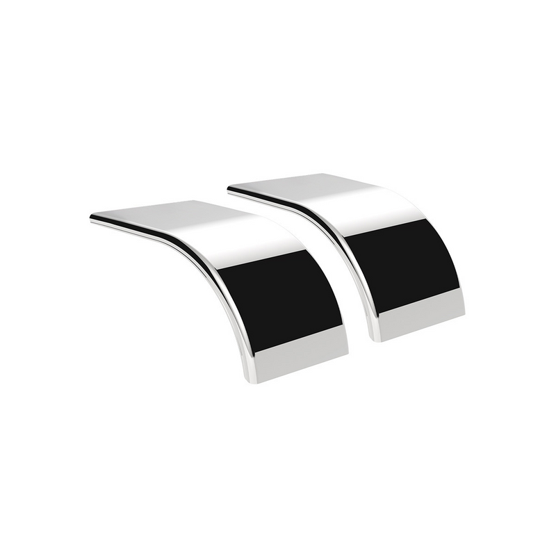 United Pacific 60" 430 Stainless Steel (16ga) Smooth Half Fender SE Series (Pair) 11026