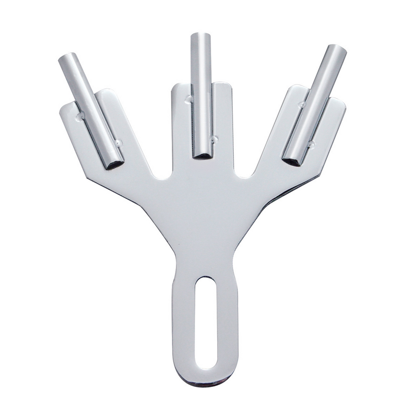 United Pacific Stainless Steel 3-Post Flag Holder 110861
